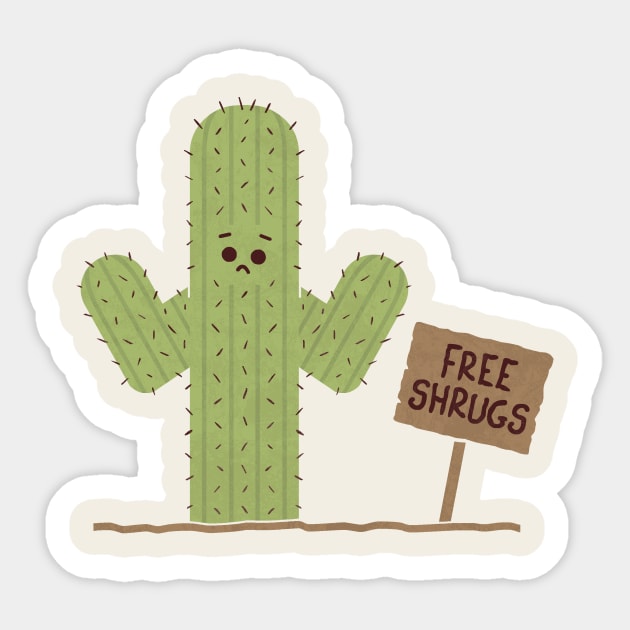 Free Shrugs Sticker by HandsOffMyDinosaur